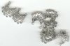 5 Pairs of 20x16mm 5 Loop Drop Nickel Earrings